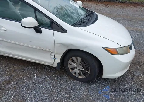 2012 Honda Civic Lx из США, поврежденный, VIN 19XFB2F53CE107400